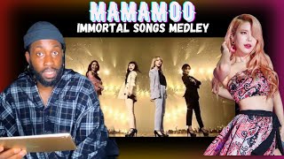 BRITISH VOCALIST Reacts to MAMAMOO Immortal Songs Medley