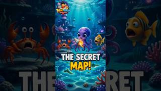 The Secret Map of the Ocean! 😱🗺️ 🌊🐙|Watch till the end for the powerful lesson! ❤️#trending #shorts