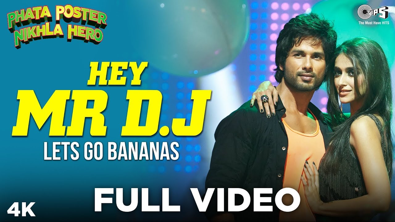 Hey Mr DJ   Lets Go Bananas Full Video   Phata Poster Nikla Hero  Shahid Kapoor Ileana  Pritam