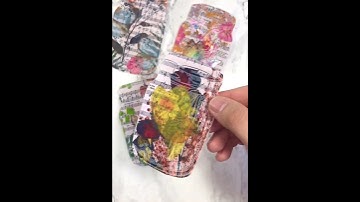 Hidden paper clips tutorial junk journal #shorts