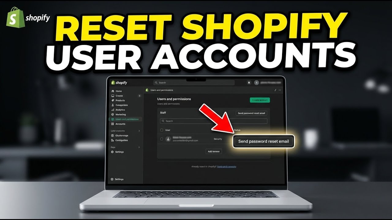 How to Reset Shopify User Accounts - Quick Tutorial - YouTube
