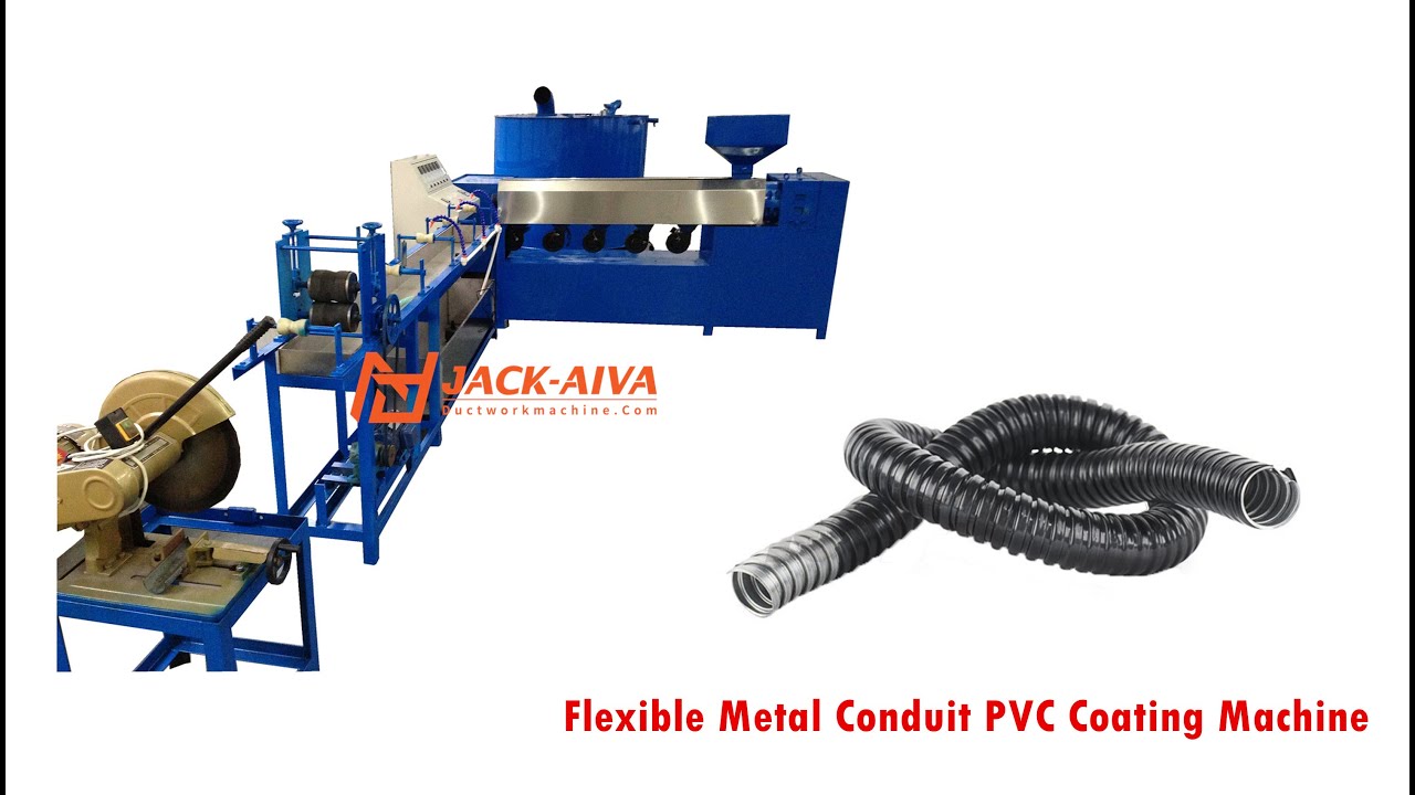 Flexible Metal Conduit PVC Coating Machine