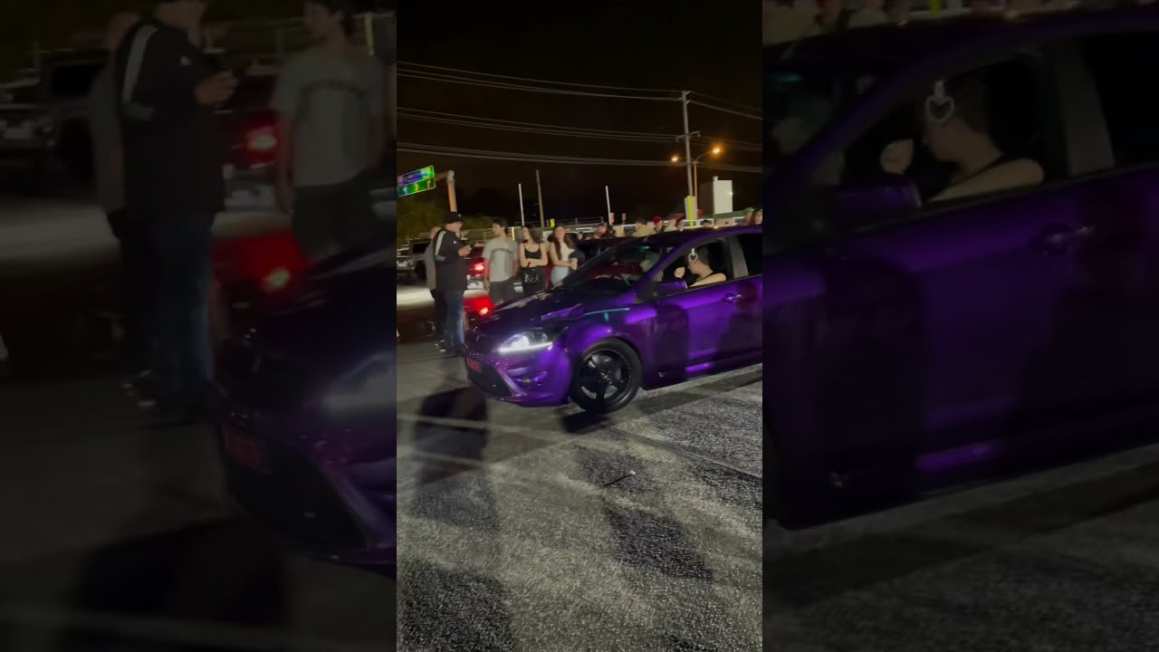 Ford Focus XR5 Turbo ST Exhaust Flames At Downshft 