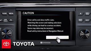 2013 Avalon How-To Premium Hdd Navigation - Getting Started Toyota