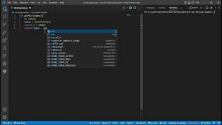 Python Program | find the missing number