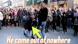 A Golden Memory on Grafton Street as Jimmy C gets the street Dancing...