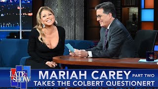 Mariah Carey Takes The Colbert Questionert - Part 2