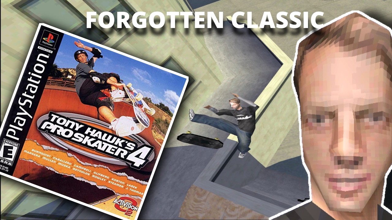 the FORGOTTEN PS1 port of Tony Hawk Pro Skater 4 || JAQUETTT