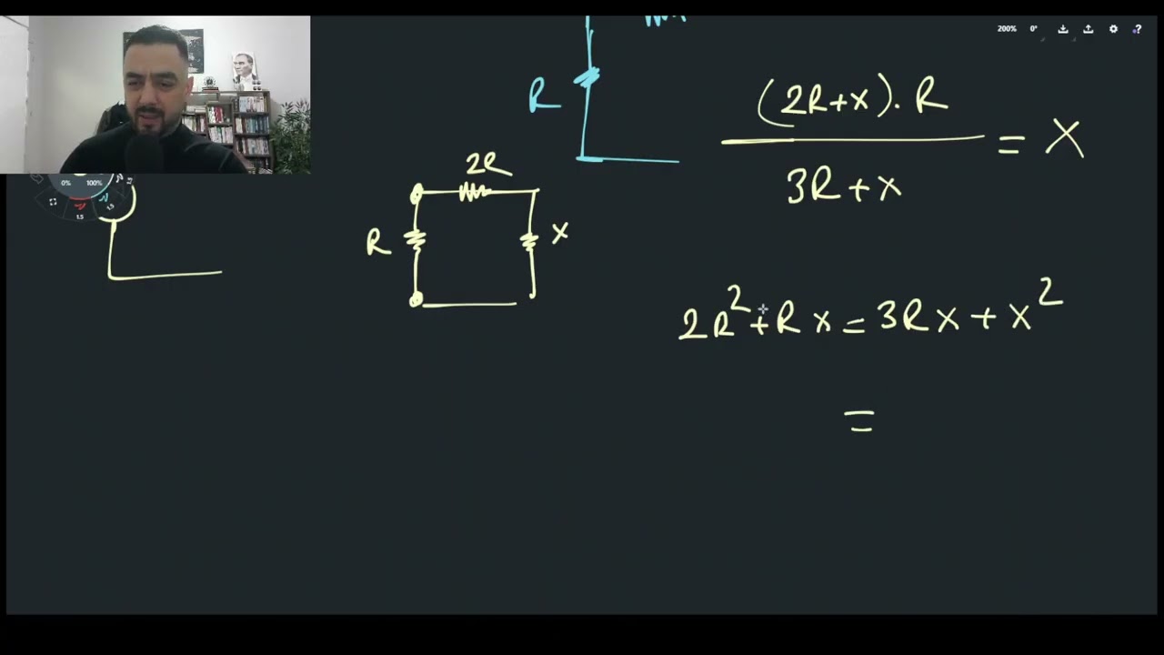 2018 ULUSAL FİZİK OLİMPİYATI(14.SORU)(ELEKTRİK DEVRESİ)