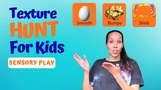 Sensory Play! At-Home Scavenger Hunt: The Texture Hunt Every Explorer Needs Interactive Toddlers