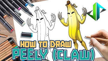 [DRAWPEDIA] HOW TO DRAW *NEW* PEELY WITH CLAWS from FORTNITE - STEP BY STEP DRAWING TUTORIAL