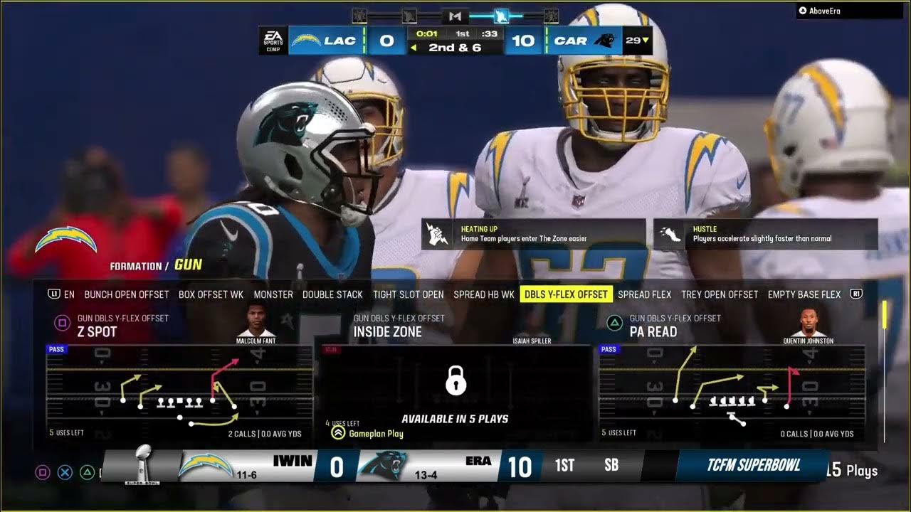TCFM SUPERBOWL. CHARGERS VS PANTHERS. SNYPZ ON THE CALL🏈 YouTube