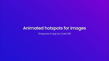Animated hotspots for images | Shopware 6 App