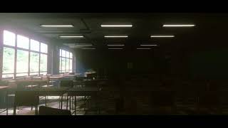 3d Classroom scene made with Blender EEVEE