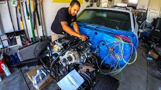 Reworking the LS harness on the 1970 Monte Carlo.  