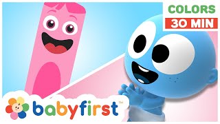 Educational Videos for Preschoolers w Color Crew & GooGoo | Coloring Dinosaurs for Kids | BabyFirst