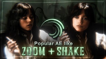 Zoom + Shake Pack | Alight Motion | Popular AE Inspired | +xml , preset , qr code | Cozyblissz