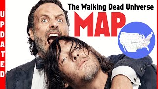 The Walking Dead Universe MAP - MASSIVE UPDATE! - Where is Everything Located? @jonnyzib
