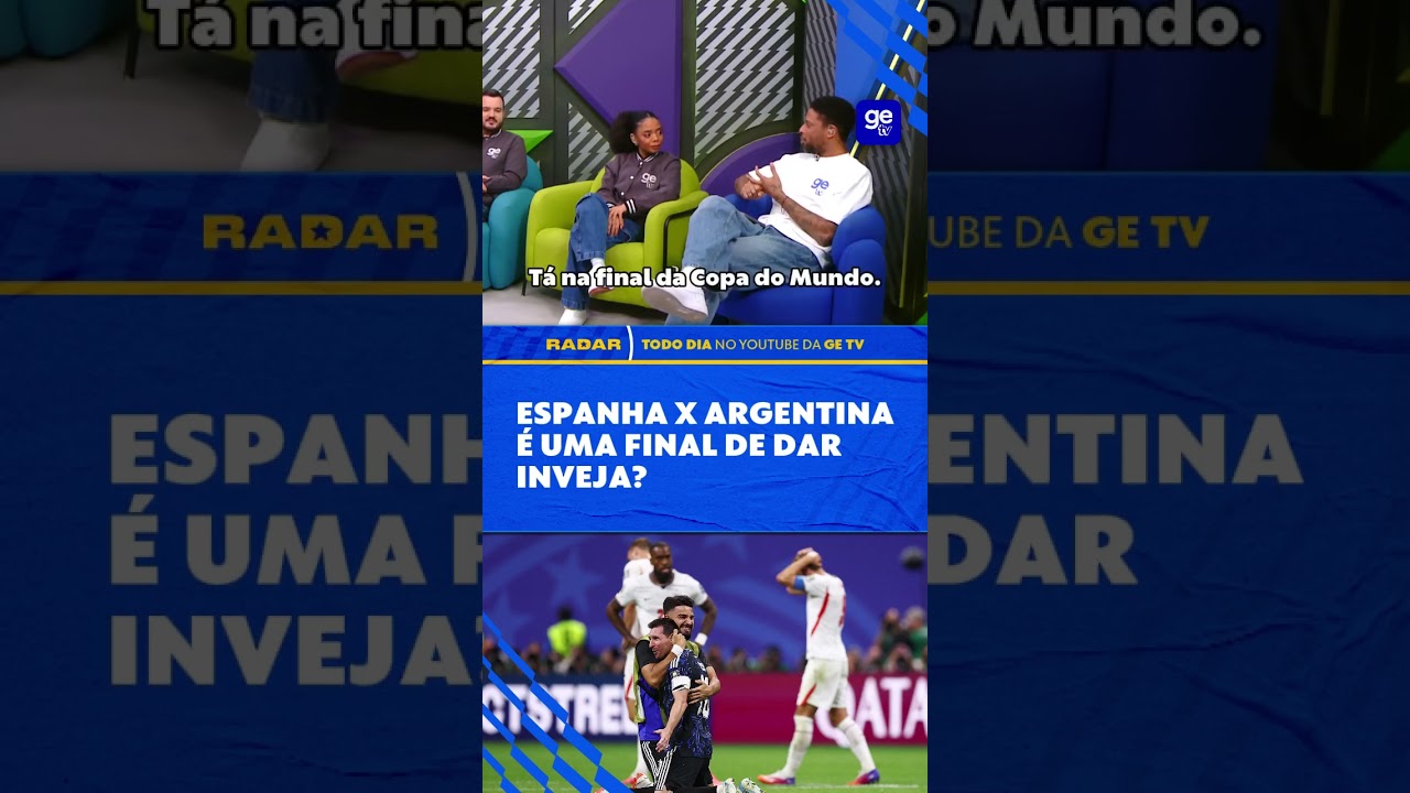 "VERDADE SEJA DITA: INGLATERRA PIPOCOU!" | Radar | ge tv #shorts #copa #argentina #inglaterra