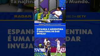 "VERDADE SEJA DITA: INGLATERRA PIPOCOU!" | Radar | ge tv #shorts #copa #argentina #inglaterra