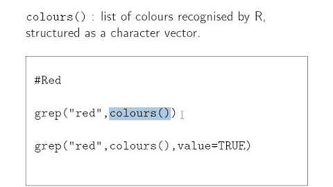 The "grep" function (Computing with R)