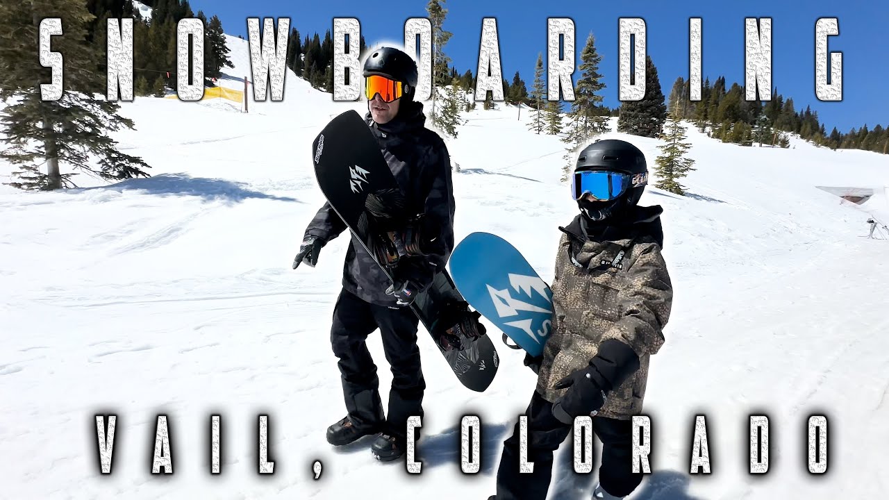 10 Year Old Snowboarding Vail, Colorado