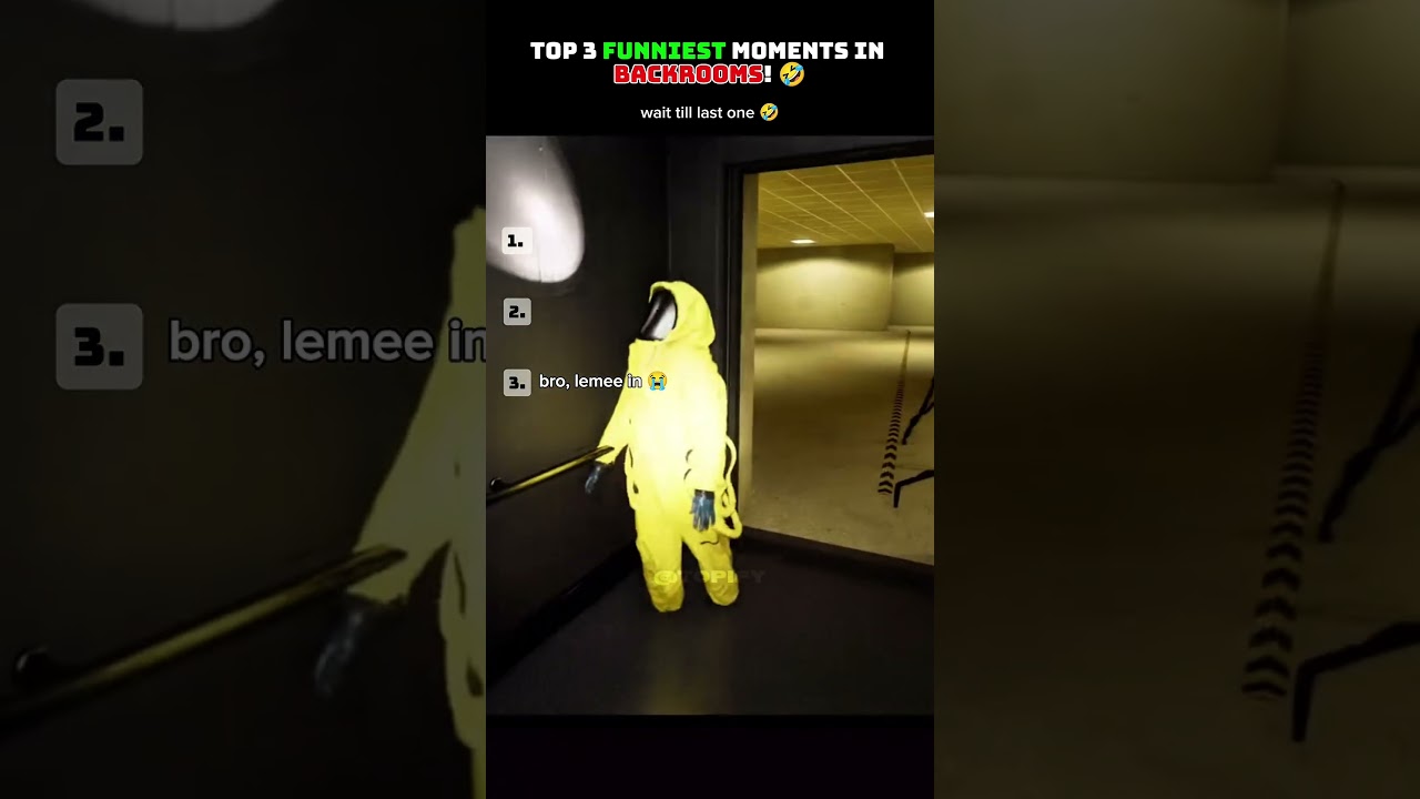 Top 3 Funniest Backrooms Moments 💀😂 