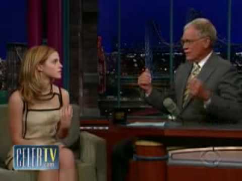 Emma watson upskirt david letterman