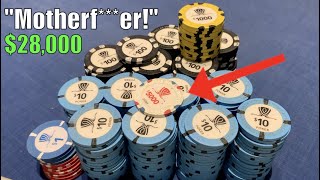 Rivering FULL HOUSE In ENORMOUS High Stakes ALL IN! 3-bet Bluff-Shove For $14,000! Poker Vlog Ep 255 screenshot 4