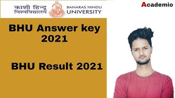 BHU Entrance exam result 2021 | BHU Entrance Answer key 2021 | BHU Entrance exam 2021