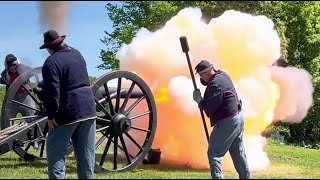 Live Fire! Parrott Rifle Cannon - Civil War Artillery