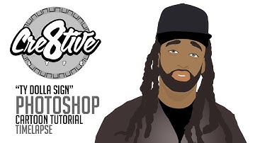 Tutorial:Image to Cartoon "Ty Dolla Sign" #Cre8tiveLyfe #CartoonEffect