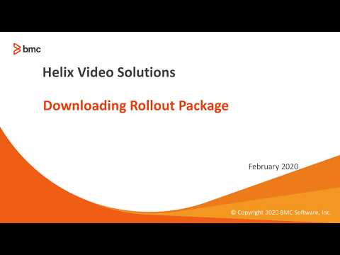 BMC Client Manager (BCM) - How to Download Rollout Package to Manually Install/Uninstall/Reinstall