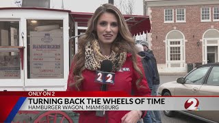 Hamburger Wagon bringing business since 1913 Flood