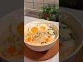 8キロ痩せた！レンジで3分✨️豆乳キムチラーメン🍜 #ダイエットレシピ　#ヘルシーレシピ#簡単レシピ　#ヘルシー麺#ヘルシーラーメン#shorts