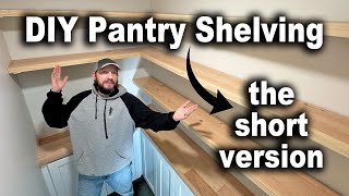 DIY Pantry Shelving with 2x10's! | The Short Version