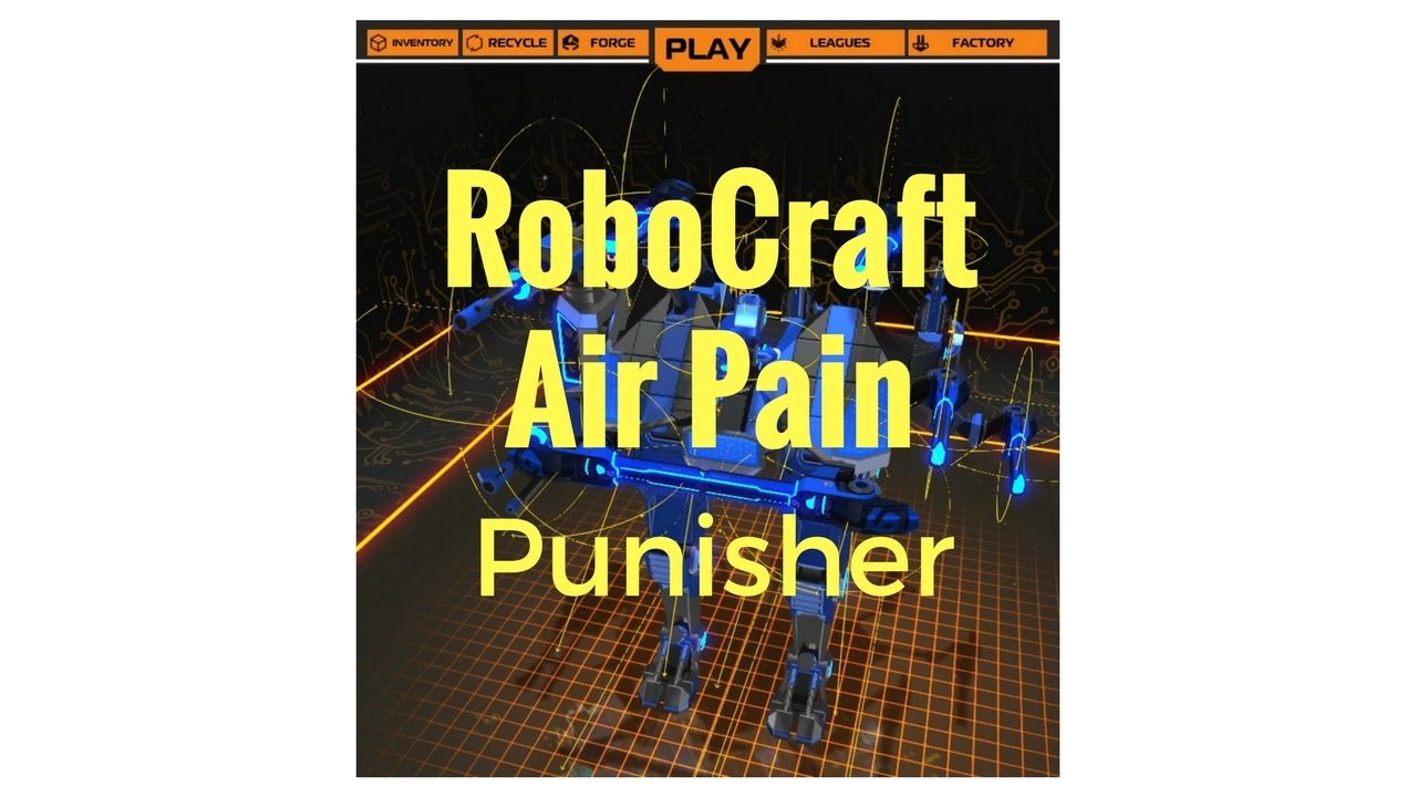 RoboCraft - Air Pain - Punisher - Battle Arena Perfect and Fast Game