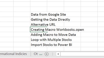Reading Stocks from Google Finance Instead of Yahoo