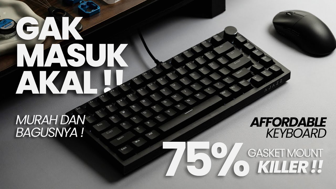 GA SALAH NIH HARGANYA??!!  Ajazz AK820 75% Mechanical Keyboard 