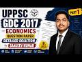 UPPSC GDC 2017 Economics question paper detailed solution by Sanjeev Kumar