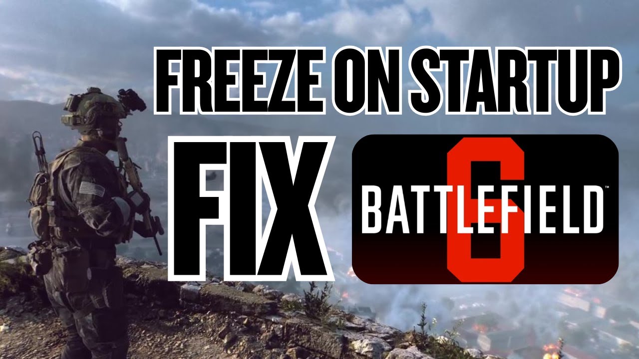 Fix Black Screen Freeze on Startup BF6 - PC FIX - YouTube