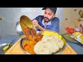 تجربة الفوفو الافريقي مع كاري اللحم ايغوسي Egusi Soup Fufu Eating Show Mukbbang 