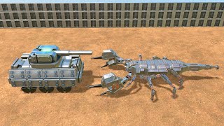 Robot Scorpion vs ALL UNITS AOW Age Of Warbots