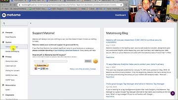 Basic Setup of Matomo for Wordpress