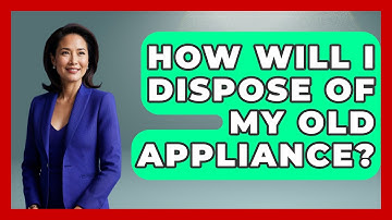 How Will I Dispose of My Old Appliance? | Home Appliance Report
