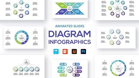 Diagrams infographics / Free slides infographic Adobe Illustrator, Photoshop and PowerPoint