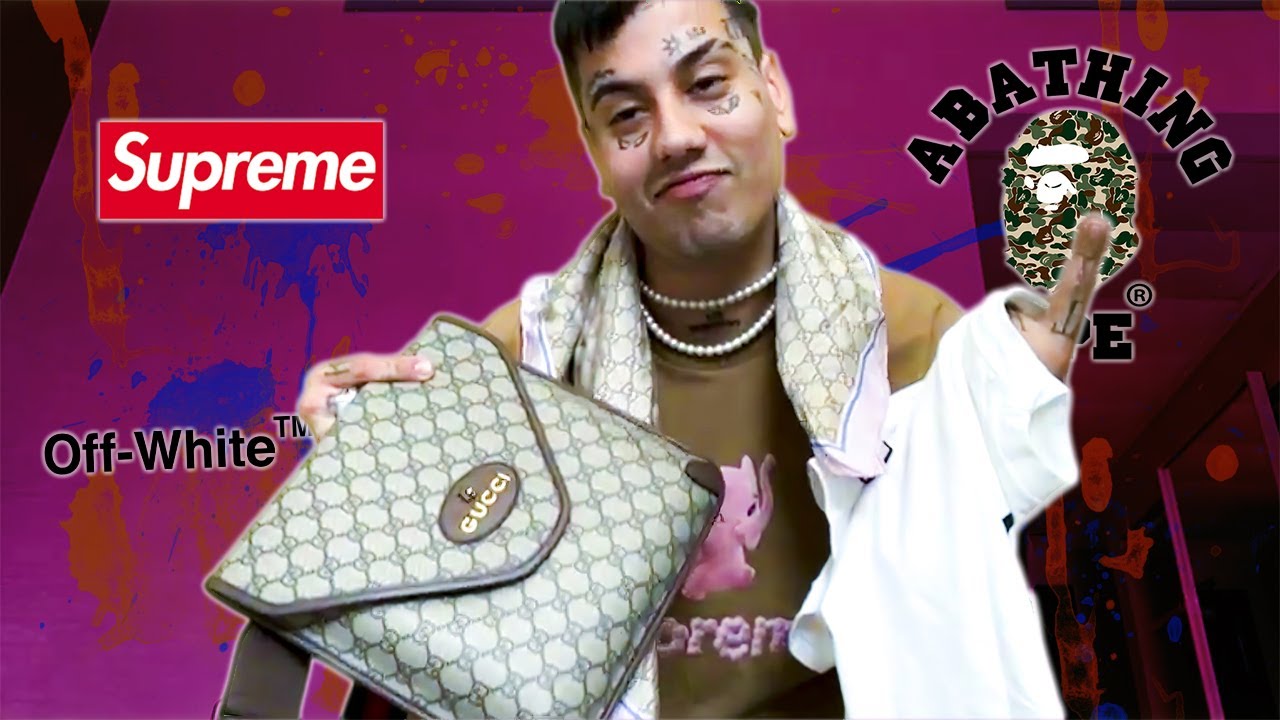 EL DUKO PROBANDO OUTFITS PARA LA RESISTENCIA (Supreme, Bape, Off White, ETC)