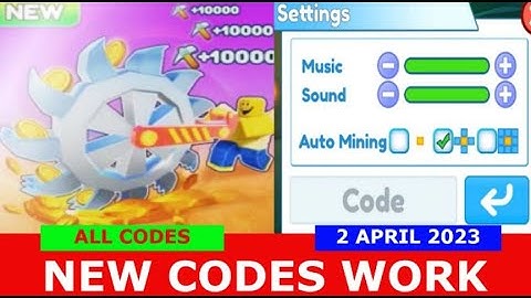 *NEW UPDATE CODES* [EASTER] Clicker Mining Simulator ROBLOX | ALL CODES | APRIL 2, 2023