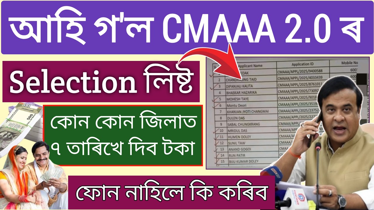 CMAAA 2.0 Final Selection List 2026 / 7 February Disturb Only 3 Distinct / Download cmaaa final list