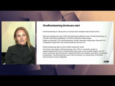 LHV veebiseminar: Omafinantseeringu võimalustest